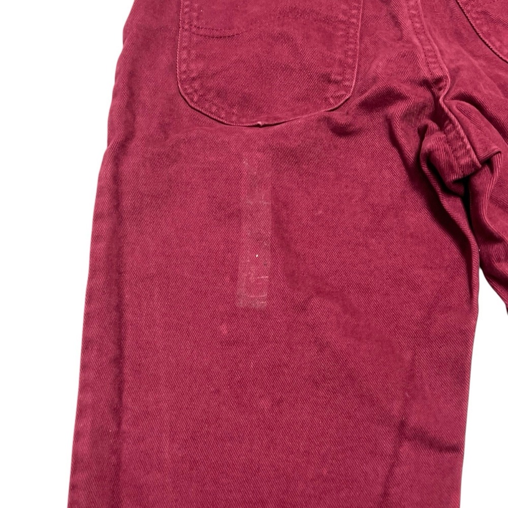 Vtg Lee Straight Leg Jeans Women's Sz 9 Med Red Denim 25x30 100% Cotton USA - Picture 9 of 15